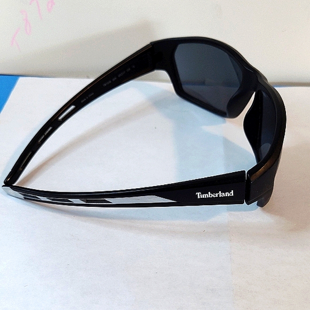 Timberland Sports Black Sunglasses T87236 100 UVA N UVB Unisex + Case OS Pre Own - Picture 11 of 13